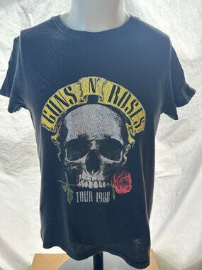 Guns N' Roses Tour Men's Black T Shirt Size Large Bravado Axl Rose Slash Izzy St